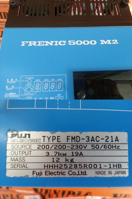 FUJI FRENIC 5000 M2 FMD-3AC-21A SPINDLE DRIVE - PLC DCS SERVO Control MOTOR  POWER SUPPLY IPC ROBOT